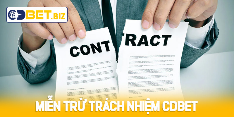 Miễn trừ trách nhiệm Cdbet