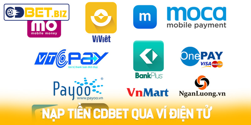 Nạp tiền Cdbet qua ví điện tử